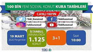 TOKİ Arnavutköy 3+1 kura çekilişi 1125 konut kura sonuçları... (Canlı Yayın İzle)