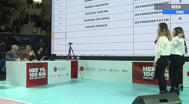 TOKİ Bursa Yıldırım 2+1, 3+1 kura sonuçları yapılan çekilişle belli oldu