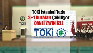 Tuzla TOKİ konutlarında 3+1 hak sahipleri belirlendi