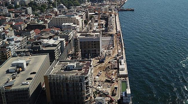 Galataport İstanbul'a COVID-19 engeli! İnşaat durduruldu...