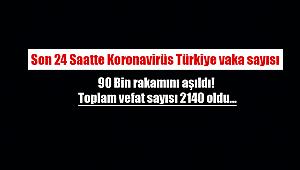 Koronavirüs Türkiye vaka sayısı 90 Bin rakamını aştı! Toplam vefat sayısı 2140 oldu...