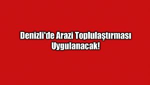 Denizli'de arazi toplulaştırması!