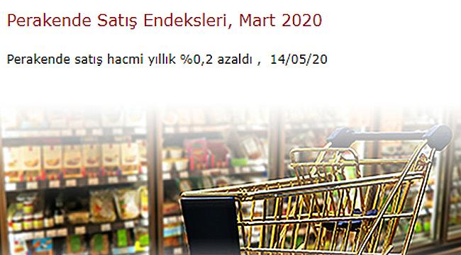 Mart ayı perakende satış verilerinde düşüş