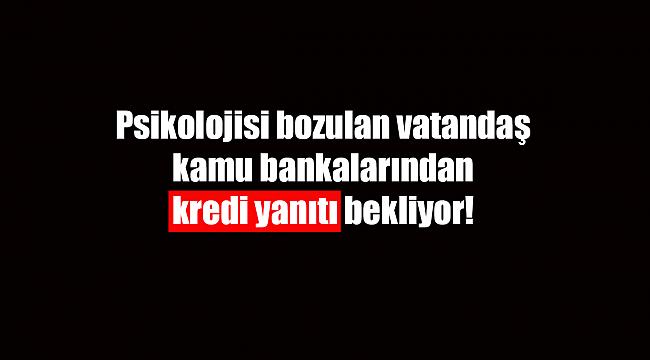 Psikolojisi bozulan vatandaş kamu bankalarından yanıt bekliyor! 10000 TL temel ihtiyaç kredisi başvuru yanıtı neden gelmiyor!
