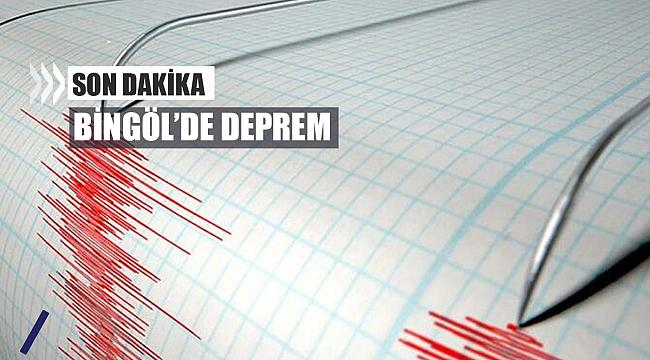 Bingöl Kığılı'da 4 büyüklüğünde korkutan deprem
