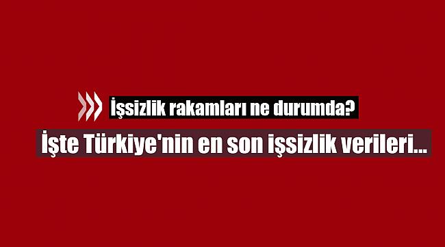 İşsizlik rakamları ne durumda? İşte Türkiye'nin en son işsizlik verileri...
