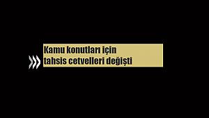Kamu konutları için tahsis cetvelleri değişti