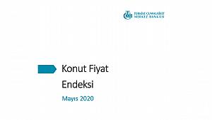 Merkez Bankası 2020 Mayıs ayı konut fiyat endeksi