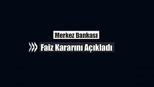 Merkez Bankası faizleri sabit tuttu