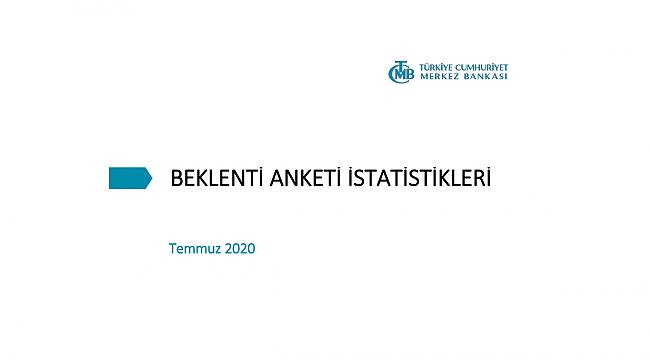 Merkez Bankası Temmuz 2020 Beklenti Anketi