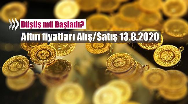 Altın fiyatları Alış/Satış 13.8.2020