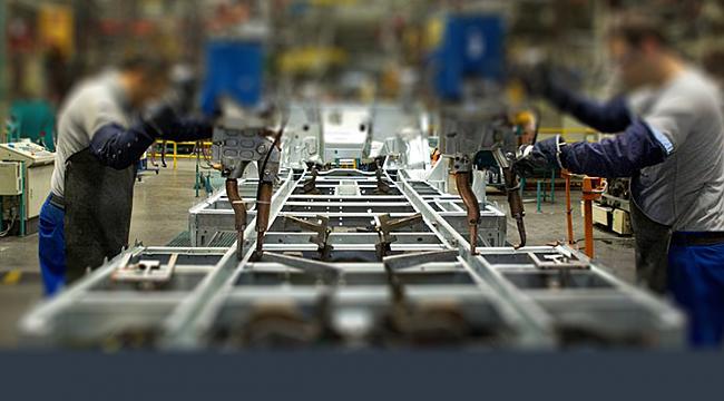 Sanayi üretimi yıllık %0,1 arttı