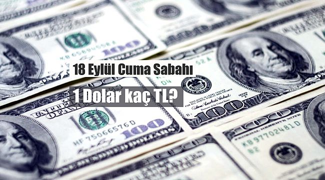 Haftanın son günü 1 Dolar kaç TL oldu? 18 Eylül Döviz kuru ve dolar yorum...