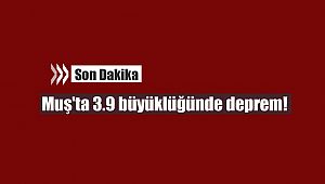 Son Depremler: Muş'ta 3.9 büyüklüğünde deprem! Muş depremi bilgileri geldi...
