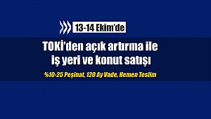TOKİ 23 ilde konut, 23 ilde düşük peşinat, 120 ay vadeyle hemen teslim dükkan satacak!