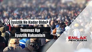 İşsizlik Temmuz'da 13.4 oldu