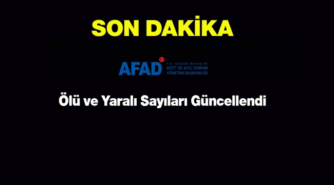 İzmir depreminde can kaybı artıyor! AFAD bilgileri güncelledi