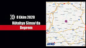 Kütahya'da deprem mi oldu? 8 Ekim Son depremler....