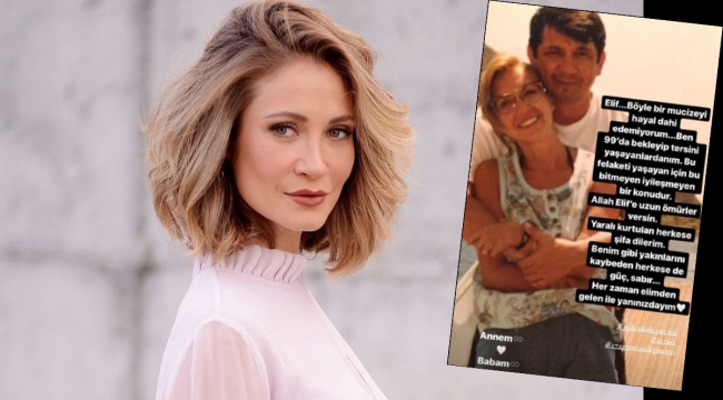 99 depreminde ailesini kaybeden Ece Dizdar'dan mücize kurtuluş Elif için çok hüzünlü paylaşım