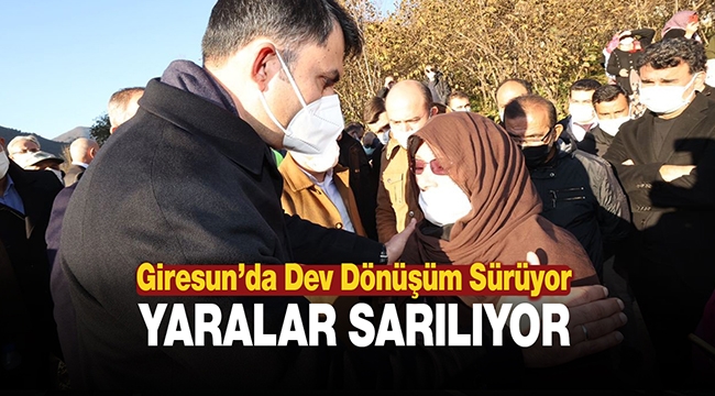 Giresun'da dev dönüşüm hızla sürüyor