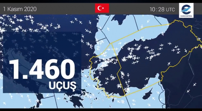İstanbul Havalimanı üzerinden Avrupa'nın en fazla 3 üncü uçuşu yapıldı