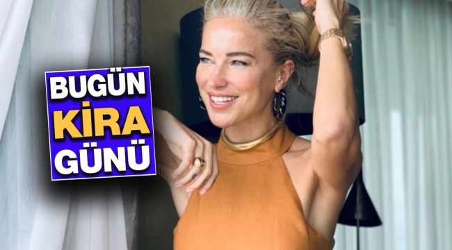 Kira zammı haberlerini yalanlayan Burcu Esmersoy'un "kira günü" bugün