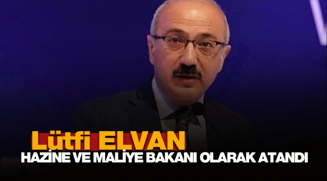 Lütfi Elvan, Hazine ve Maliye Bakanı olarak atandı
