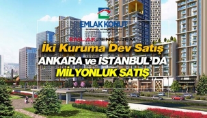 Emlak Konut'tan Bakanlık ve İller Bankası'na İstanbul'da milyonluk satış