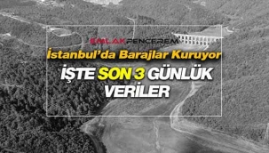 İstanbul'da barajlar boşalıyor! İSKİ'nin son 3 günlük baraj doluluk rakamları