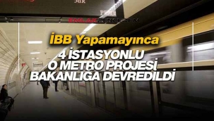 İstanbul'da Büyük Çamlıca Metrosunu Bakanlık yapacak