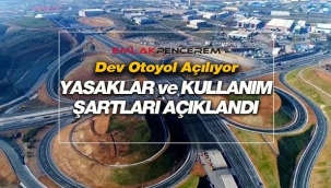 Kuzey Marmara Otoyolu İstanbul dahil İzmit Kavşağı-Akyazı bölümü trafik kullanım şartları açıklandı