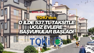 TOKİ'den 537 TL taksitle Aralık ayı fırsatı başvurusu başladı! TOKİ o ilde 161 Bin TL'ye 2+1 ev satacak