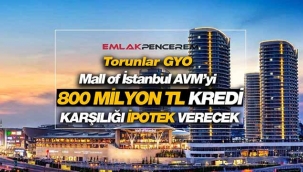 Torunlar GYO, Mall of İstanbul AVM'yi kredi karşılığı ipotek ettirecek