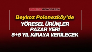 İstanbul Polonezköy'de kiralık yöresel ürünler pazar yeri