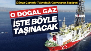 O doğal gaz dünya çapında teknolojik operasyonla deniz altından taşınacak
