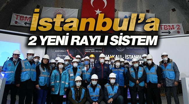 Bakan Karaismailoğlu açıkladı: "İstanbul'a iki yeni raylı sistem hat geliyor"