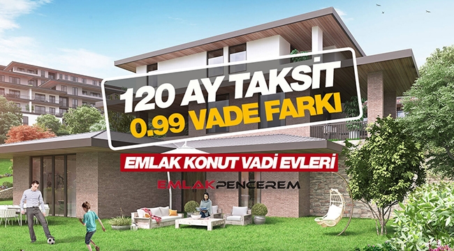 Emlak Konut Vadi Evleri 0.99 vade farkı imkanıyla satışa çıktı