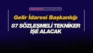 Gelir İdaresi Başkanlığı (GİB) 87 yeni sözleşmeli tekniker personel alımı için ilan yayımladı