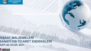 İnşaat malzemeleri sanayisi 2021’e sınırlı ihracat artışı ile başladı