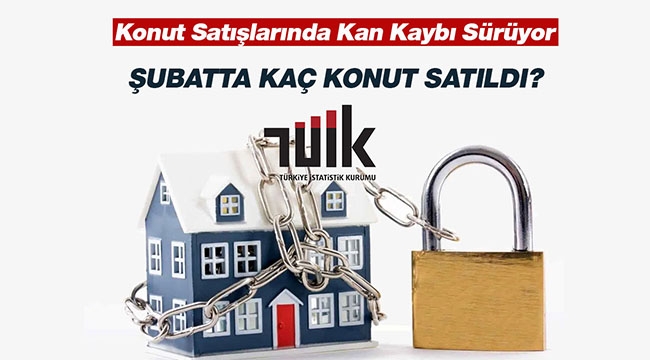 Konut satışlarına göre Şubatta kan kaybı sürüyor! 2021 Şubat ayı konut satış rakamları açıklandı