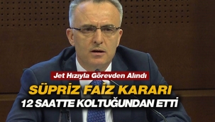 Merkez Bankası Başkanı Naci Ağbal jet hızıyla görevden alındı! Yerine getirilen isim belli oldu...