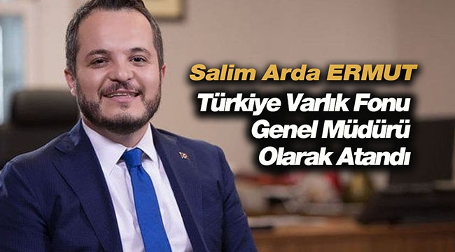 Salim Arda Ermut, Türkiye Varlık Fonu Genel Müdürü olarak atandı