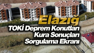 TOKİ Elazığ'da 4700 deprem konutu kura çekilişi yapıldı, kura sonuçları isim listesi açıklandı