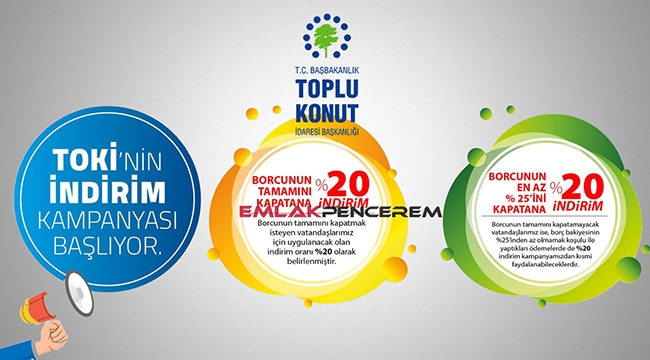 2021 TOKİ yüzde 20 indirim kampanyası şartları neler, kimler için geçerli?