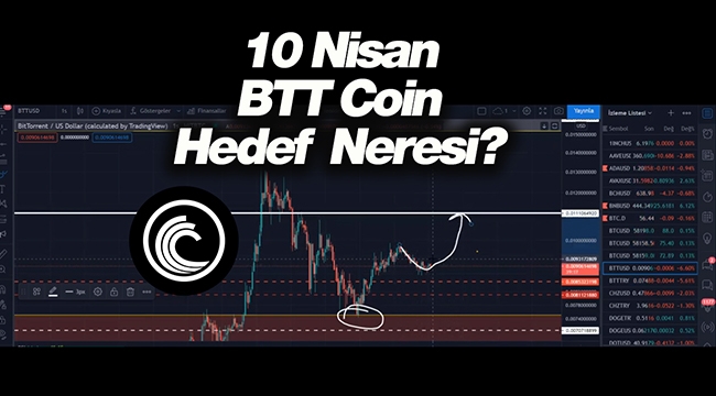 BitTorrent (BTT) yeni hedef! Düşüşe geçen BTT coin 10 Nisan videolu yeni analiz ve beklentiler...