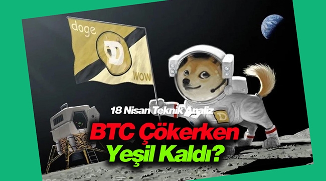 Dogecoin yine yeşillendi! (Teknik Analiz) BTC çökerken DOGEUSDT neden yükseldi?