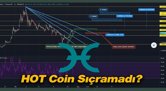 Holo (HOT) bugünü pas geçti! HOT coin teknik analiz