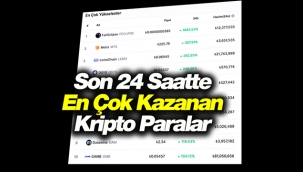 Son 24 saatte en çok kazandıran 10 kripto parası belli oldu! FairEclipse (FECLIPSE) coin %1893 kazandırdı...