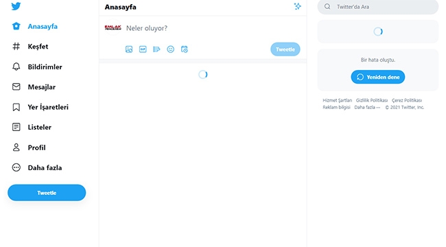 Twitter çöktü mü? Sahur vakti  Twitter neden açılmıyor, engel mi var?