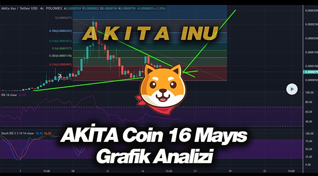 Akita INU yatayda bekliyor! AKITA coin 16 Mayıs fiyat analiz yorum